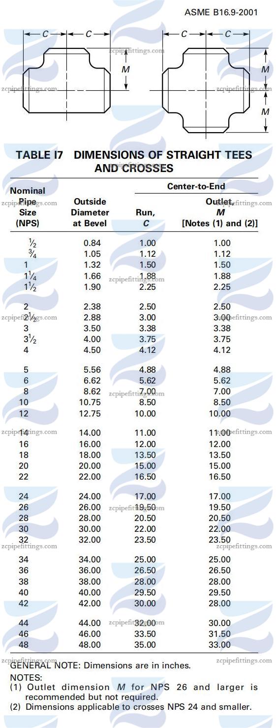 Asme B16 9 Equal Tee Reducing Tee Fittings